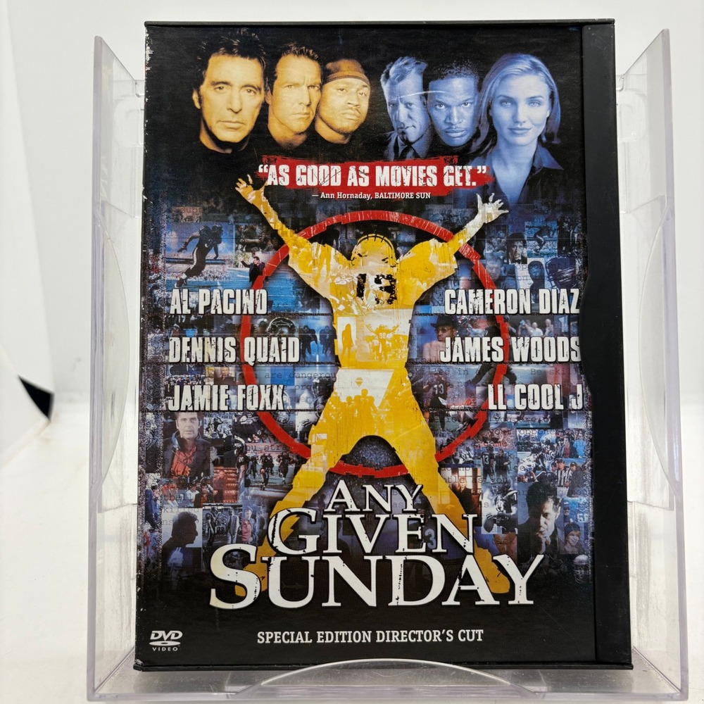 Any Given Sunday DVD Special Edition Directors‎ Cut Al Pacino Cameron Diaz 1999